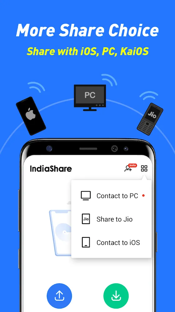 India Share: File Transfer App | Indus Appstore | Screenshot