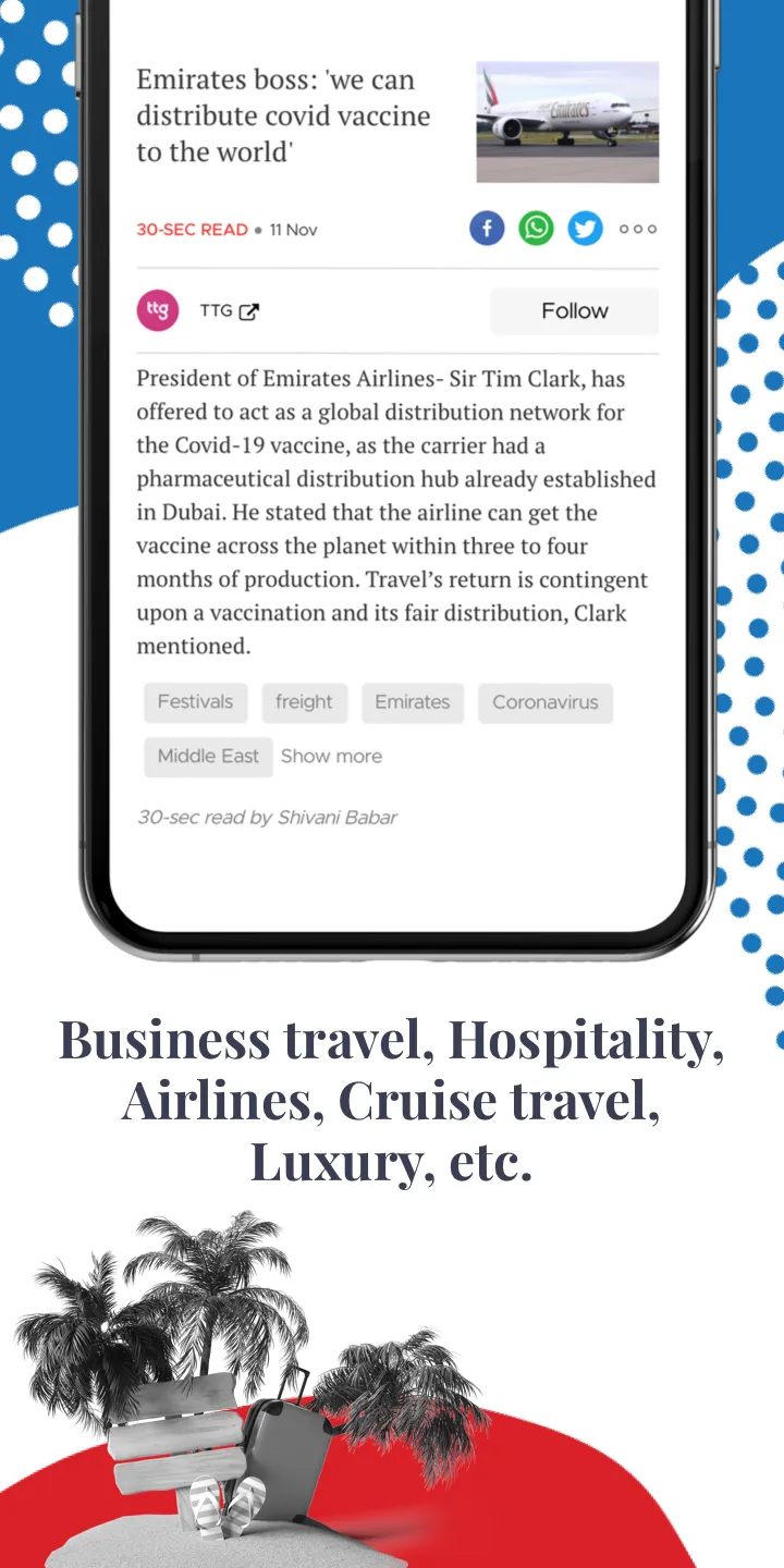 Travel News Digest | Indus Appstore | Screenshot