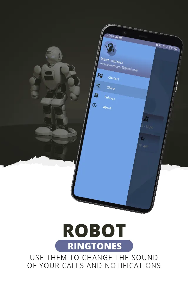 Robot ringtones, robot sounds | Indus Appstore | Screenshot