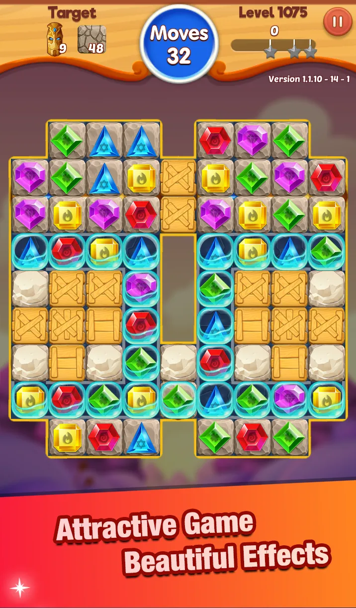 Jewels Crush : Match-3 | Indus Appstore | Screenshot