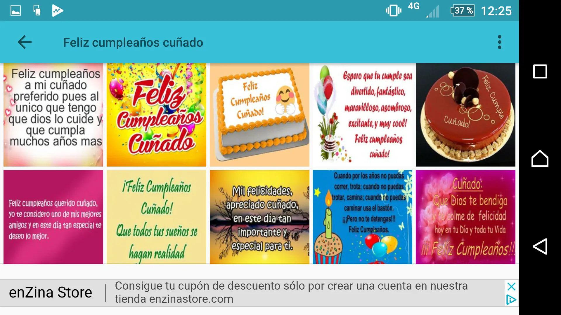 Cuñado feliz día de nacimiento | Indus Appstore | Screenshot