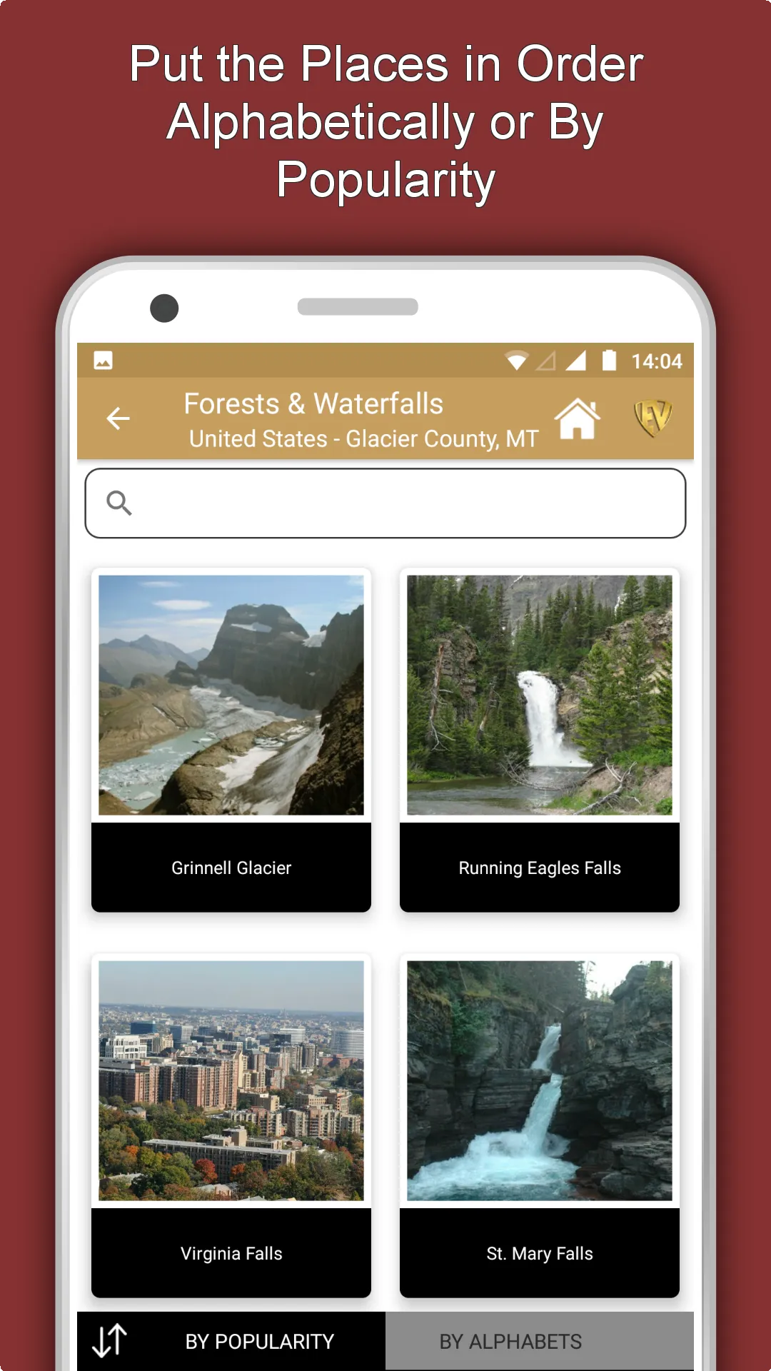 Forests & Waterfalls Travel &  | Indus Appstore | Screenshot