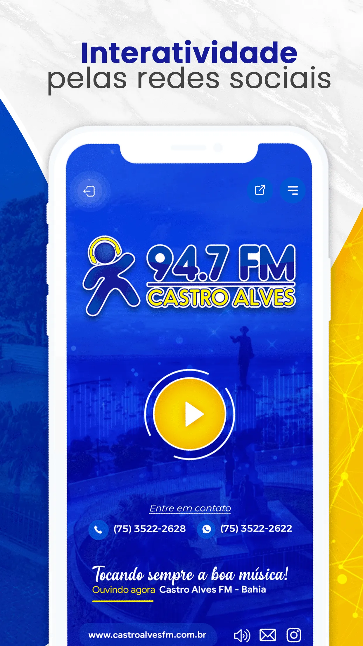 Rádio Castro Alves 94,7 FM | Indus Appstore | Screenshot