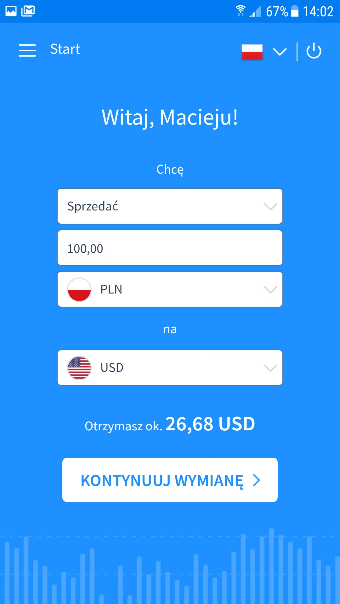 Walutomat - Currency Exchange | Indus Appstore | Screenshot