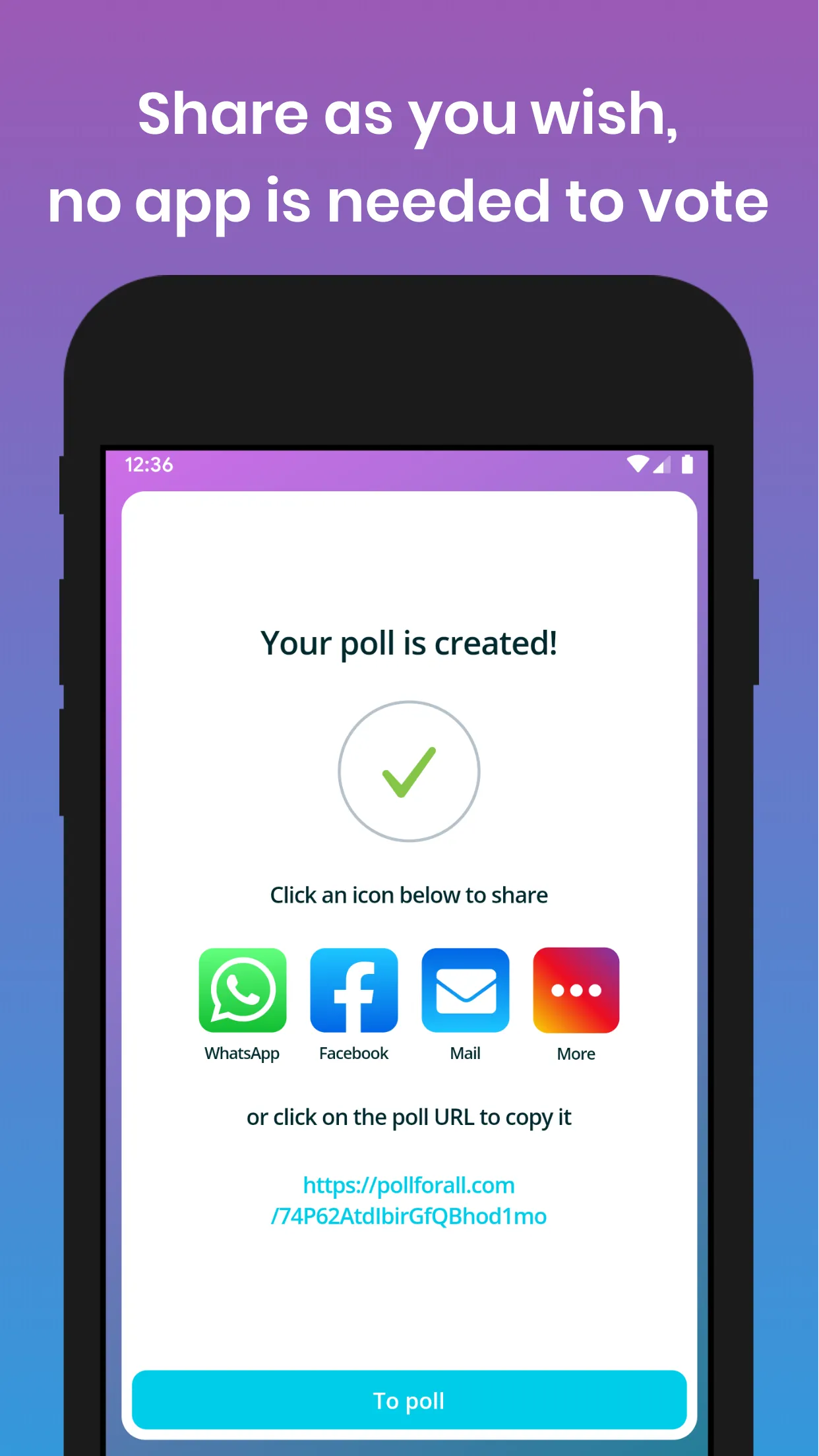 Poll For All - Create polls | Indus Appstore | Screenshot