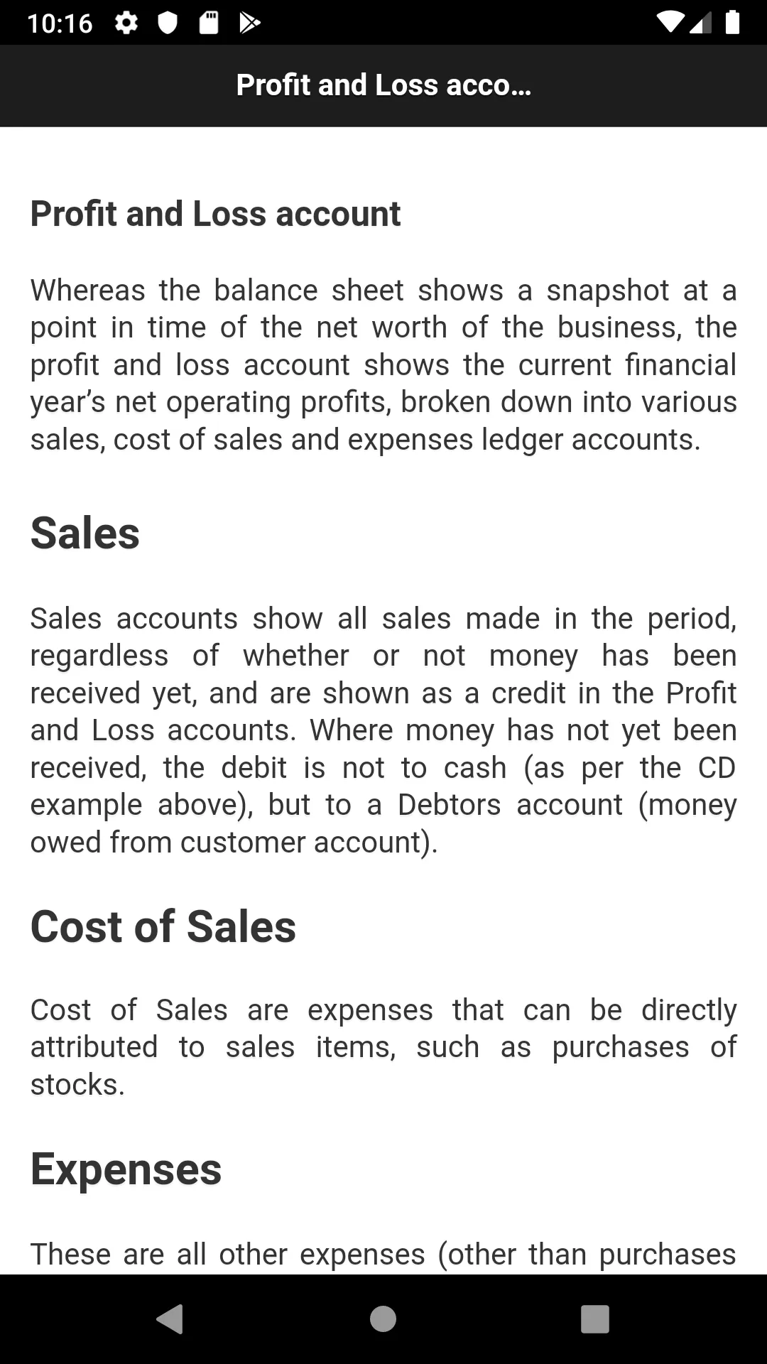 Accounting  Notes | Indus Appstore | Screenshot