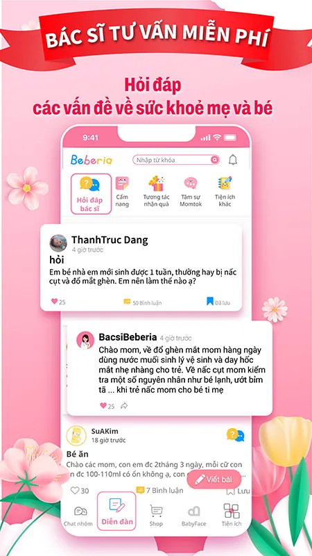 BEBERIA - Mẹ và bé | Indus Appstore | Screenshot