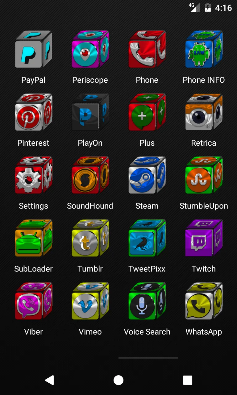 Cube Icon Pack | Indus Appstore | Screenshot