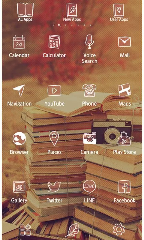 Cute Theme-Autumn Reading- | Indus Appstore | Screenshot