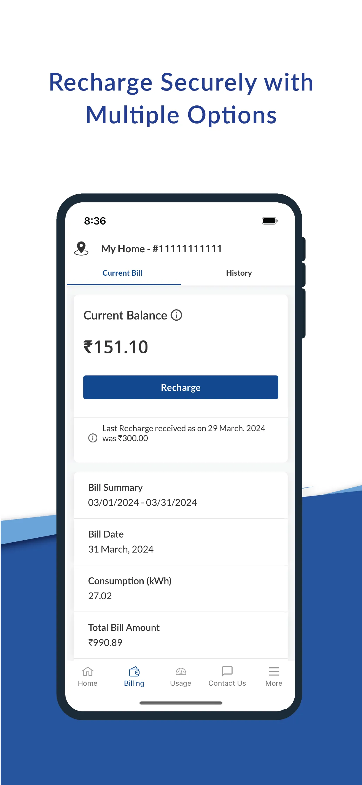 UGVCL Smart Meter | Indus Appstore | Screenshot