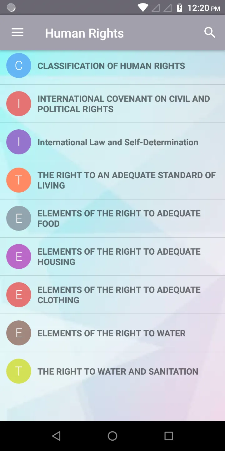 Human Rights | Indus Appstore | Screenshot