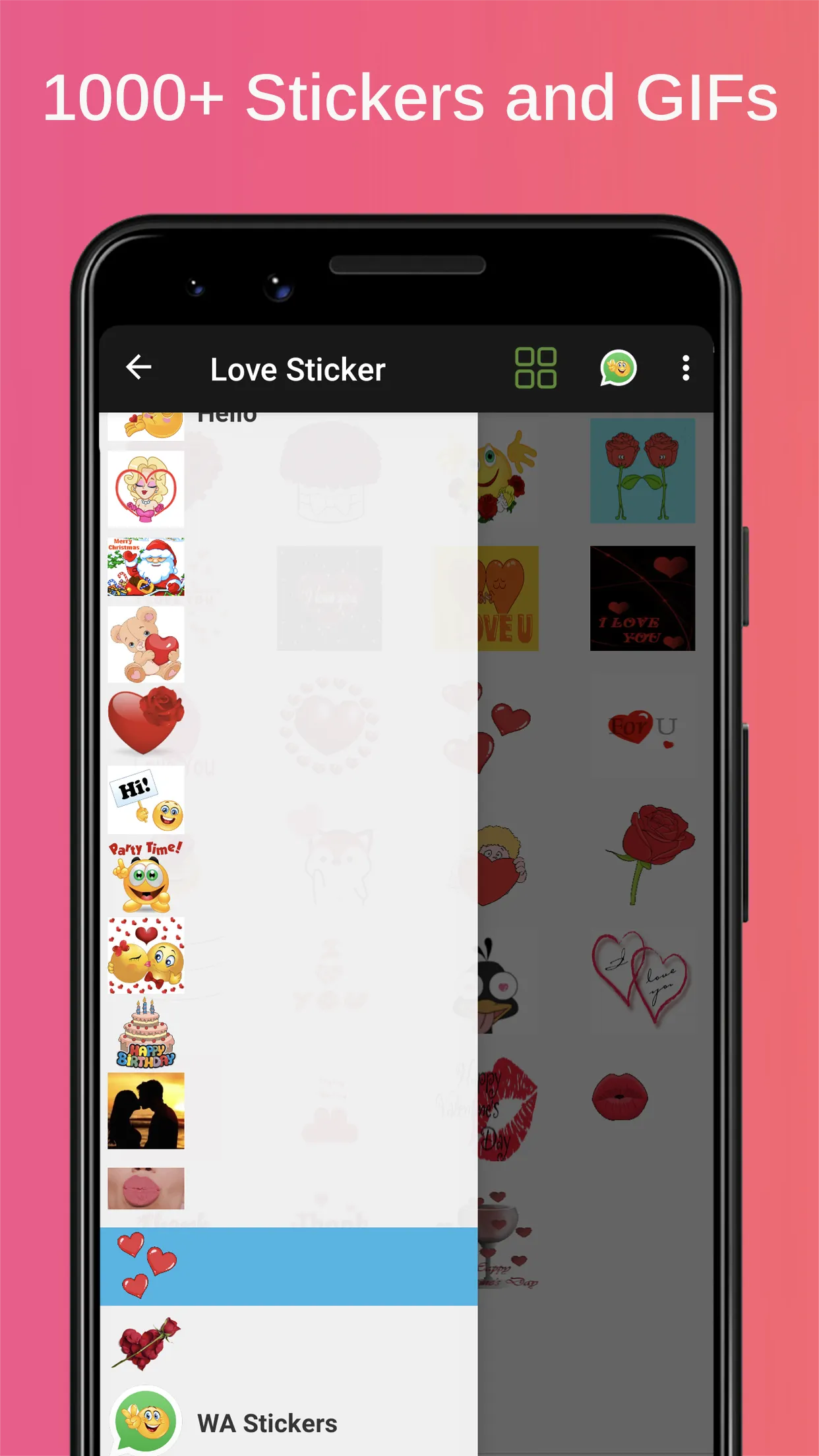 Love Sticker - WAStickerApps | Indus Appstore | Screenshot