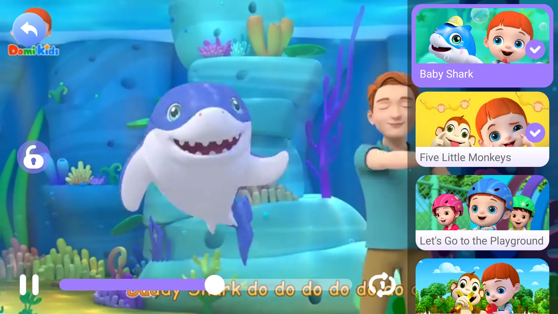 Baby Domi-Kids Music& Rhymes | Indus Appstore | Screenshot