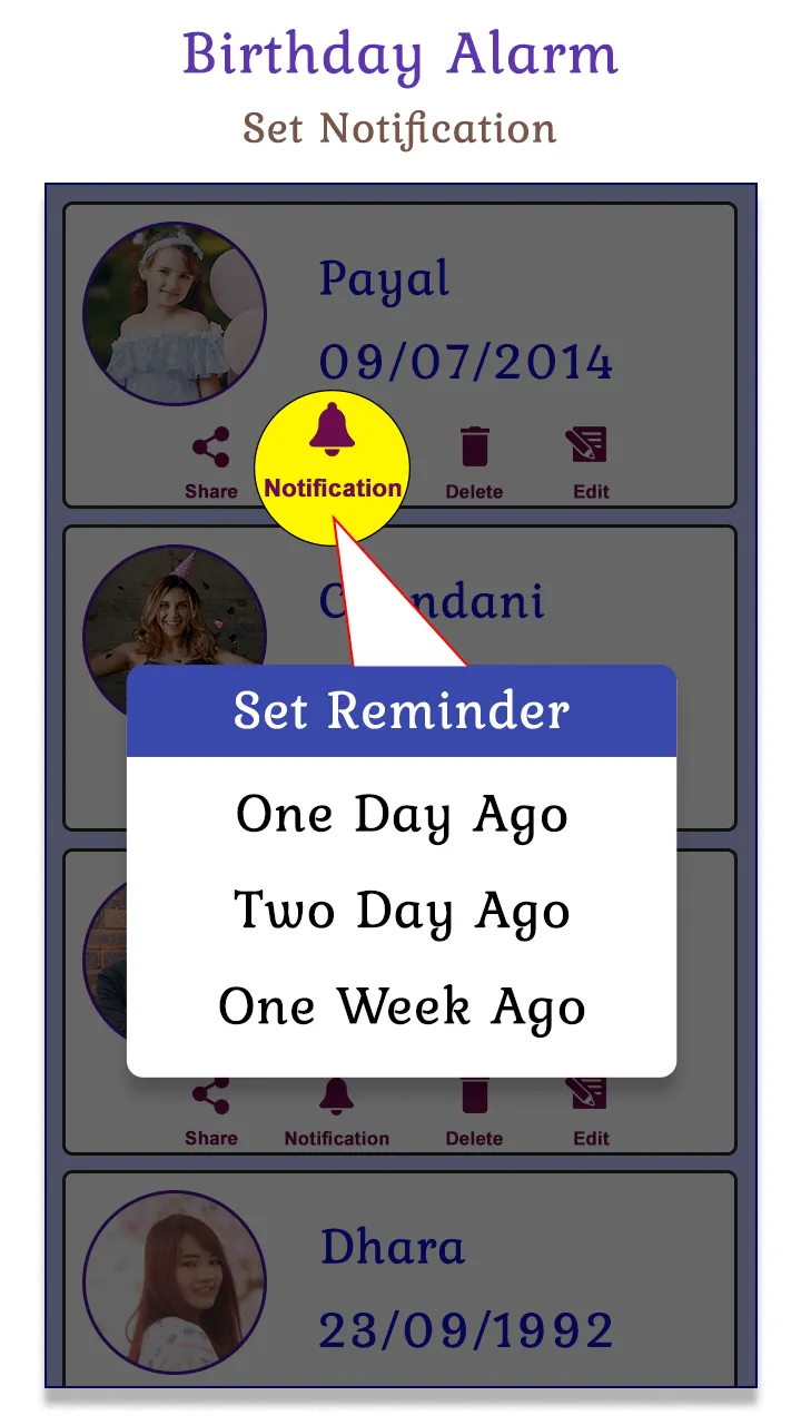 Birthday Reminder & Age Calc | Indus Appstore | Screenshot