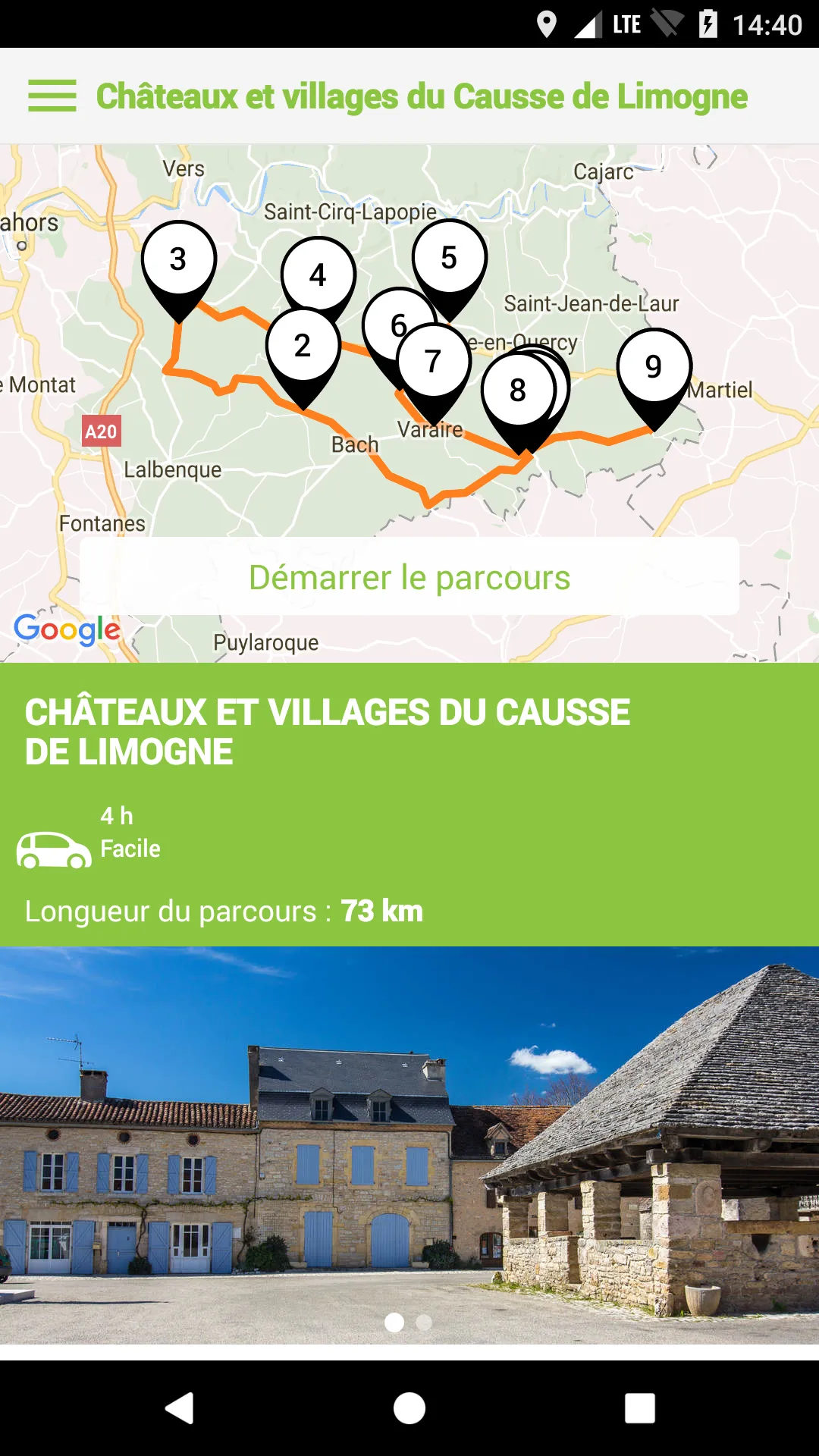 Circuits Lot et Dordogne | Indus Appstore | Screenshot