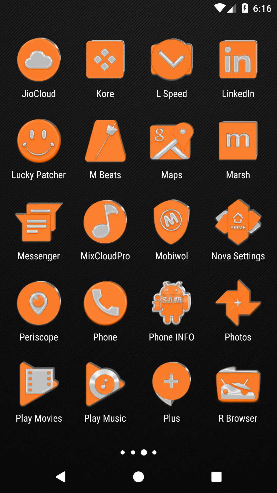 Bright Orange Icon Pack | Indus Appstore | Screenshot