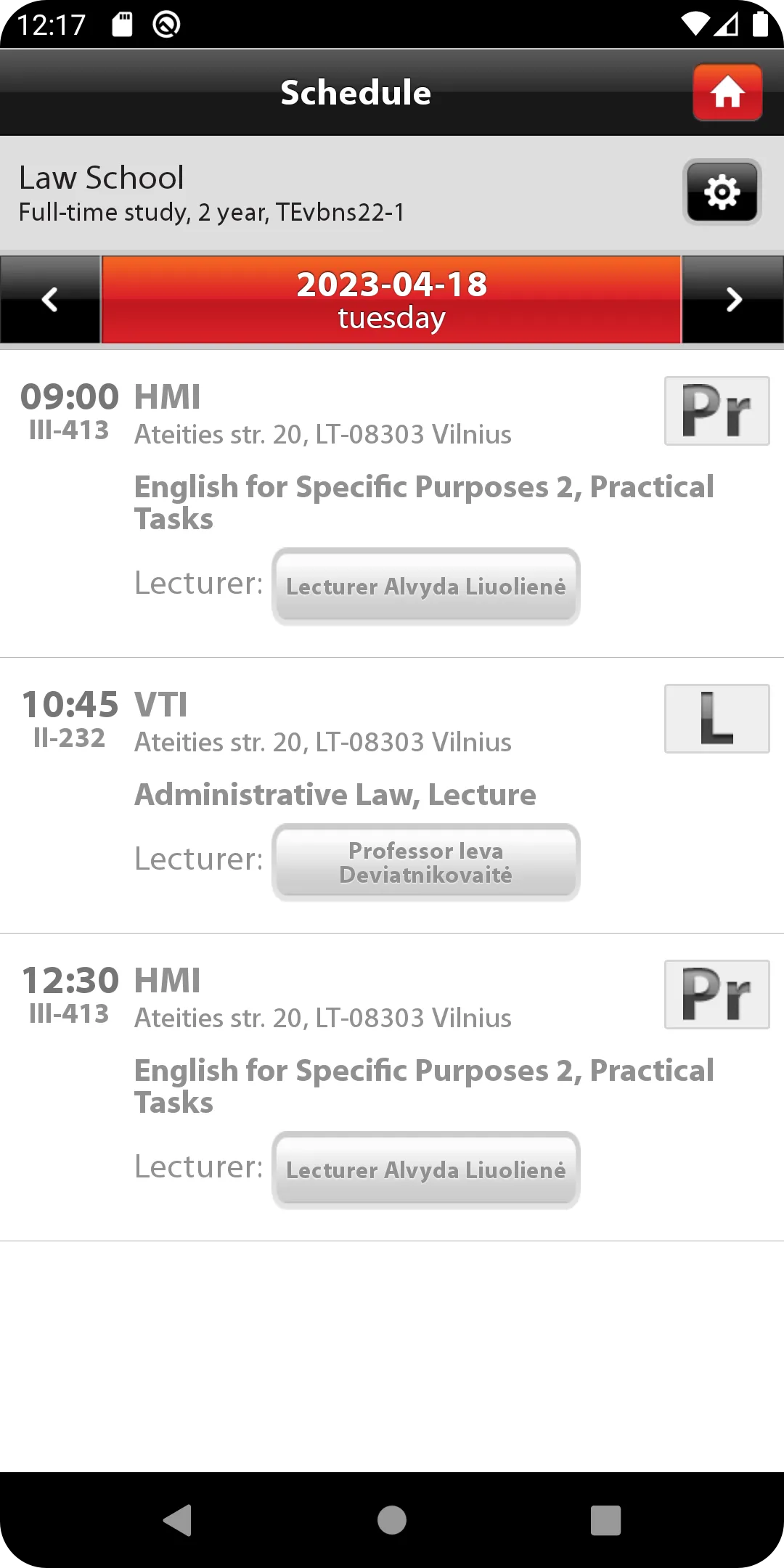 Mykolas Romeris University | Indus Appstore | Screenshot