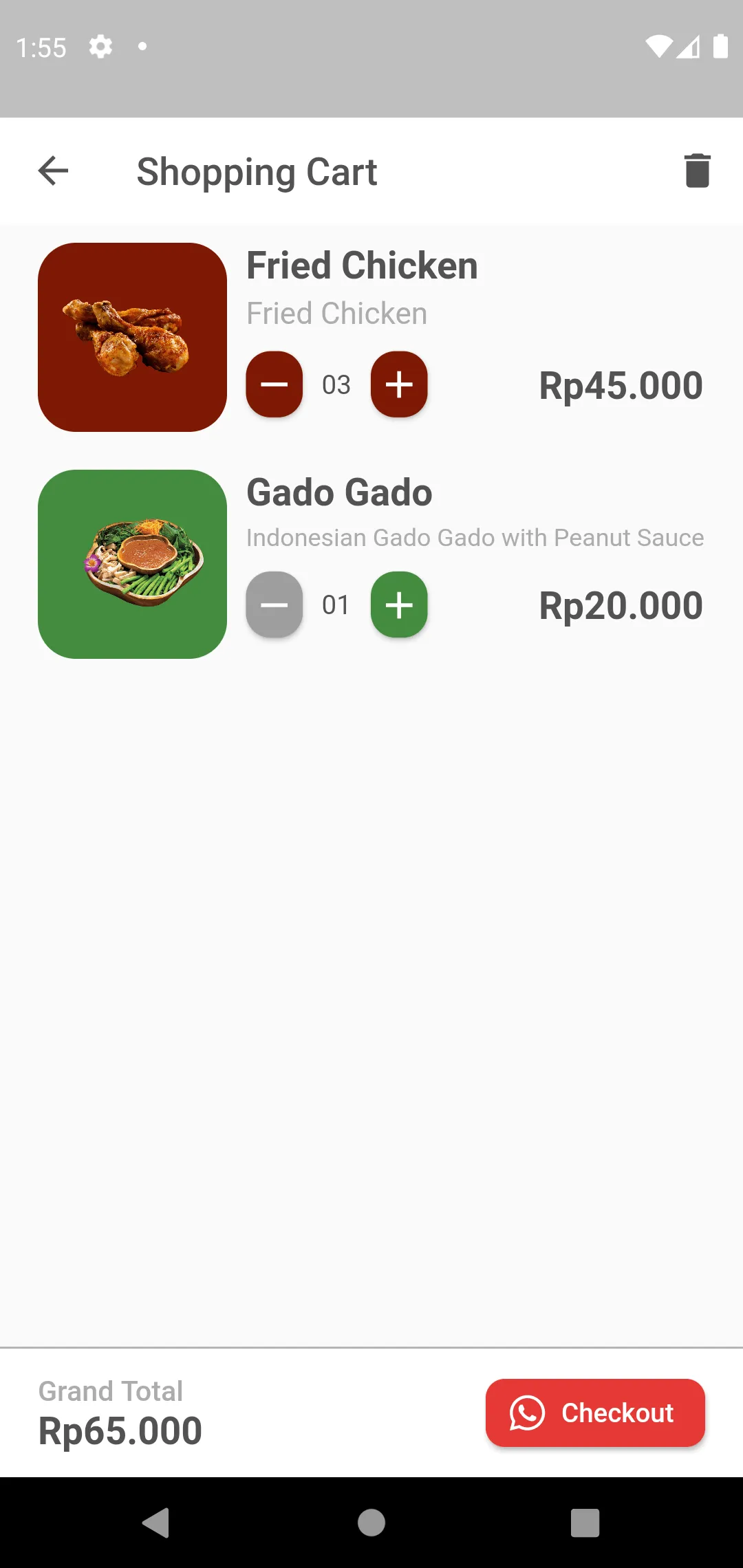 Catering App FrasNym | Indus Appstore | Screenshot