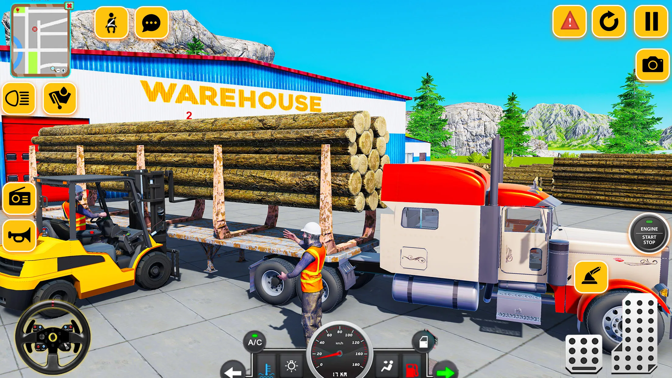 Log Cargo Transport Truck Game | Indus Appstore | Screenshot