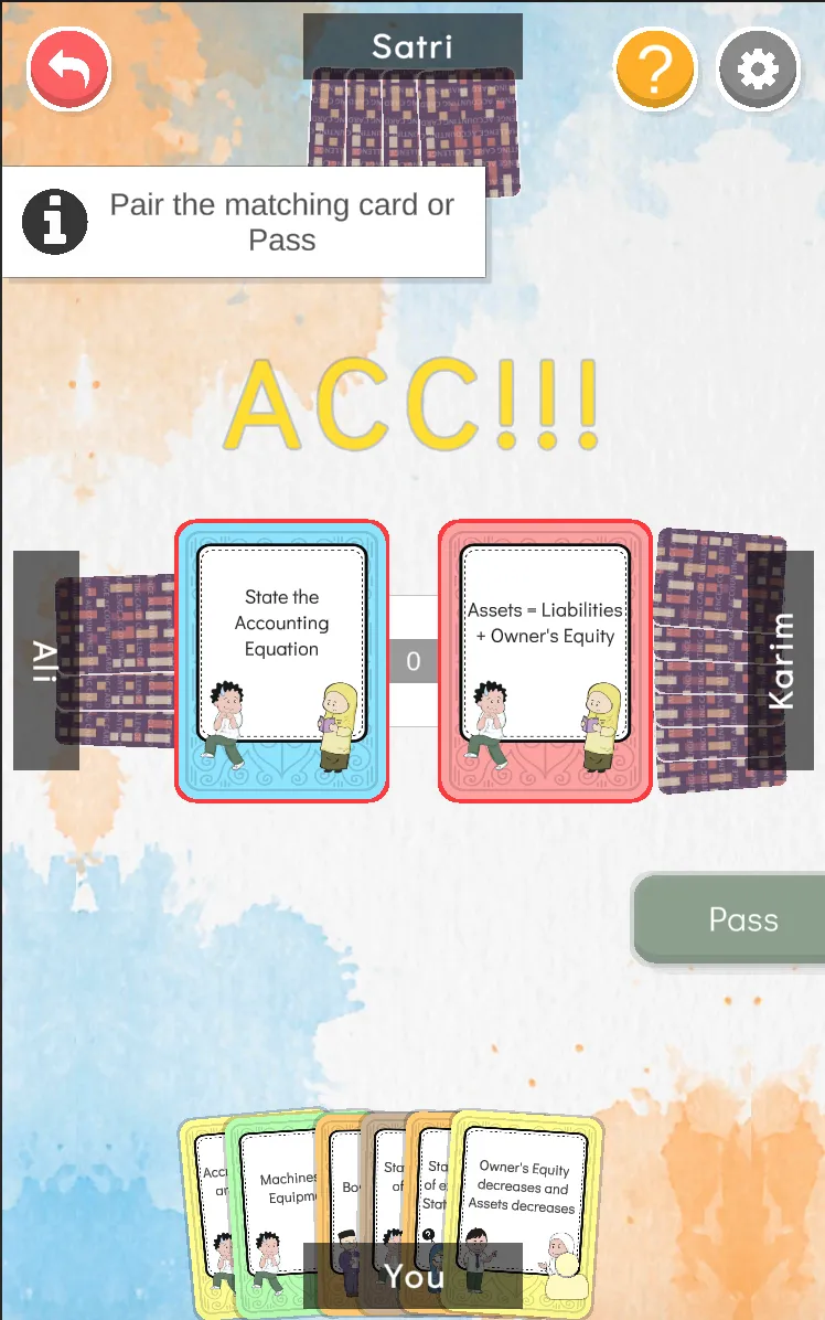 Accounting Card Challenge (ACC | Indus Appstore | Screenshot