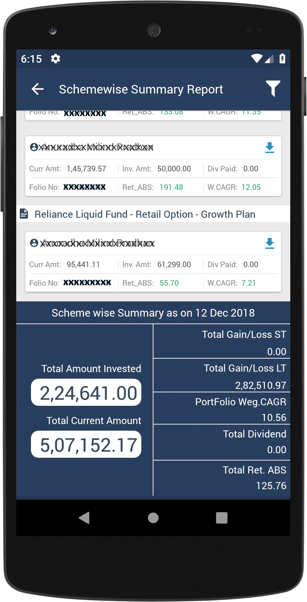 Bharati Wealth | Indus Appstore | Screenshot