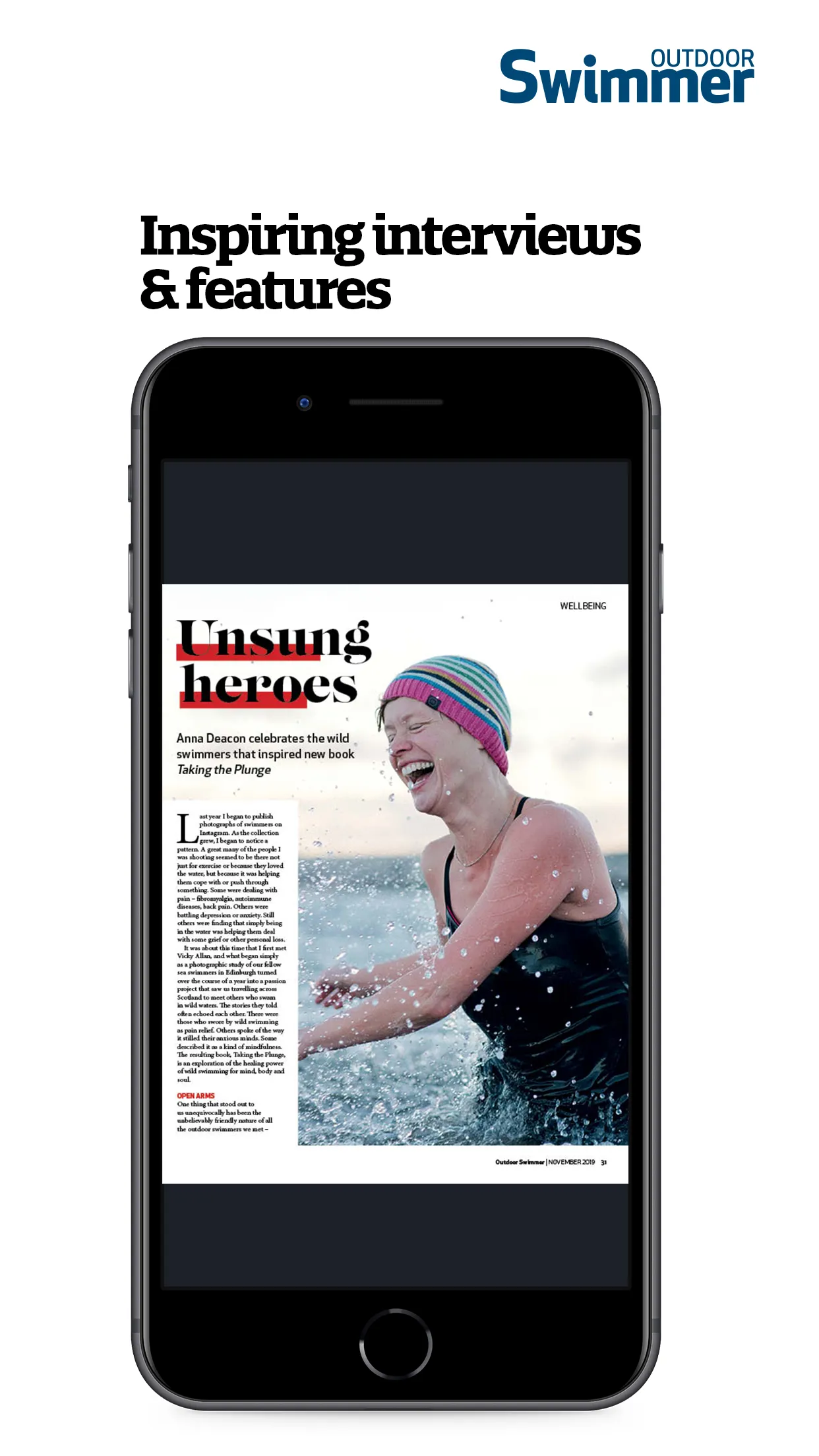 Outdoor Swimmer Magazine | Indus Appstore | Screenshot