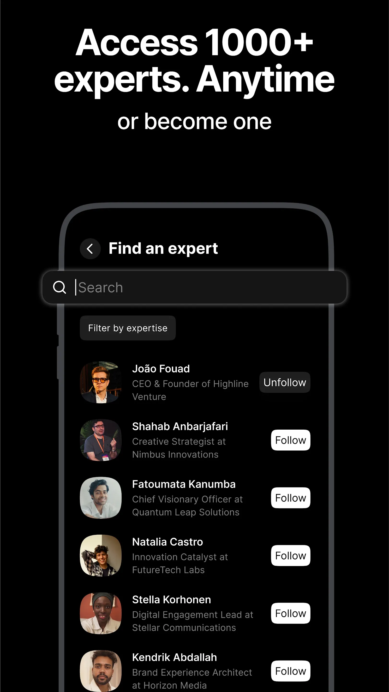 Wois: engage with Top Experts | Indus Appstore | Screenshot
