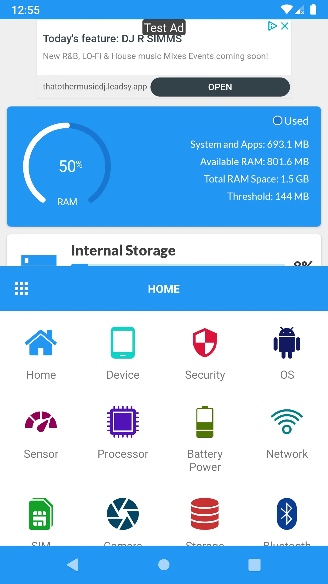 Device HW Info System & CPU | Indus Appstore | Screenshot