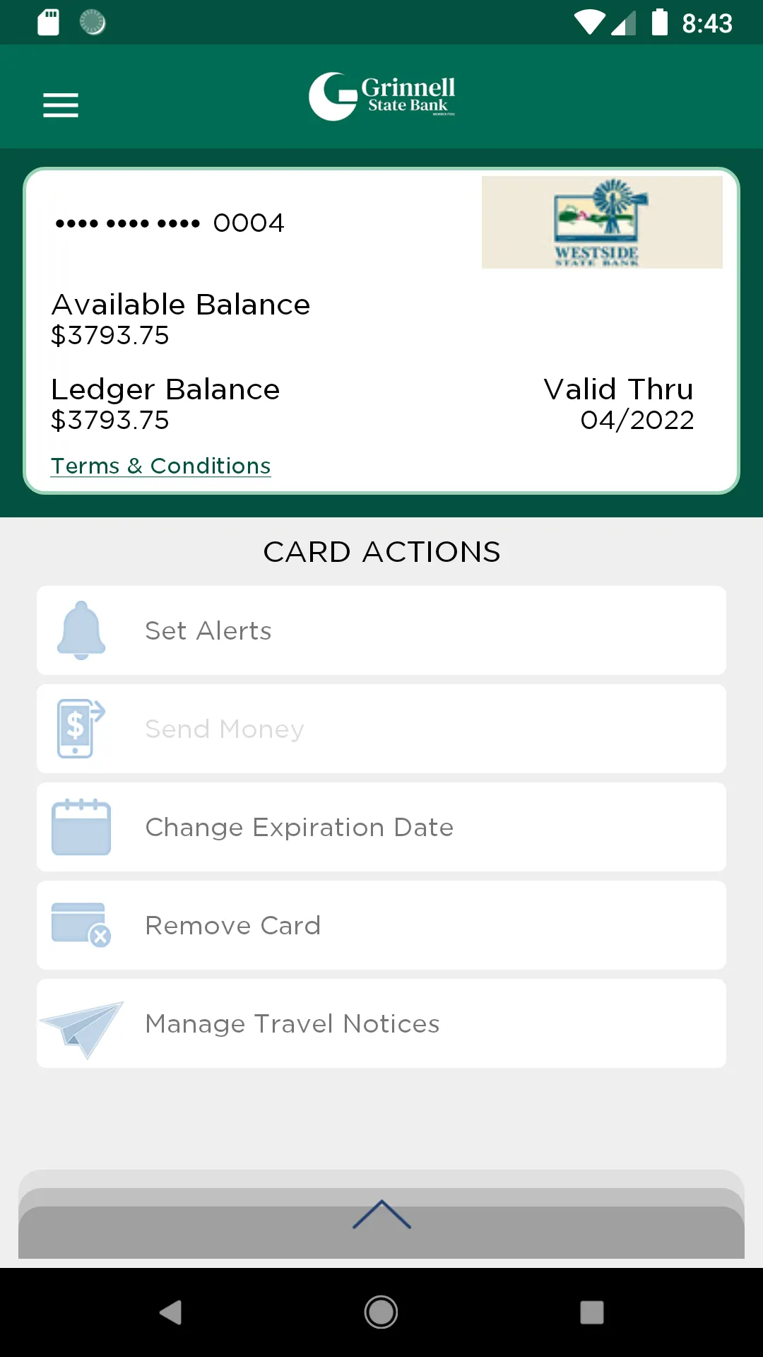 GSB Card Control | Indus Appstore | Screenshot