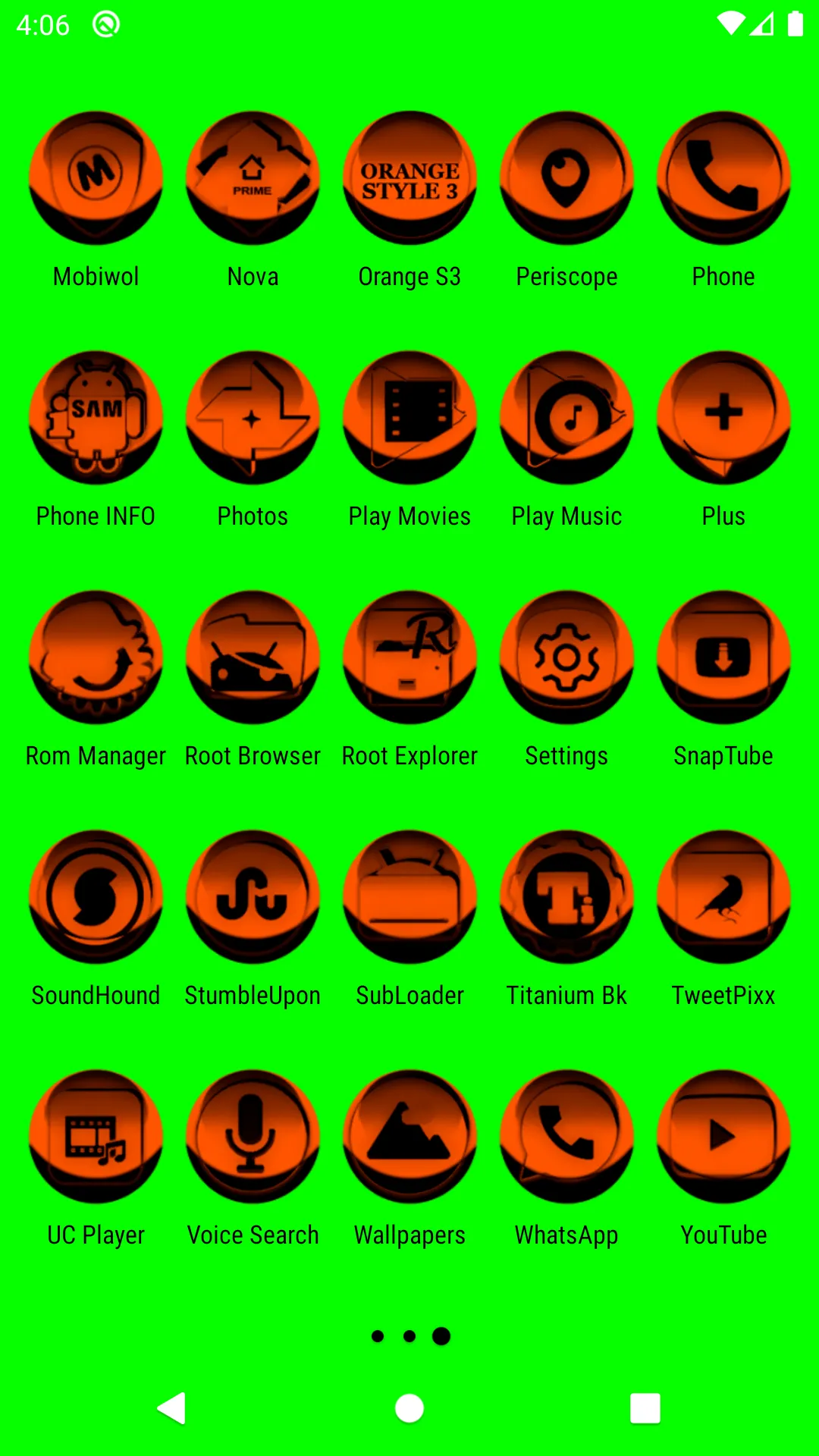 Orange Icon Pack Style 3 | Indus Appstore | Screenshot