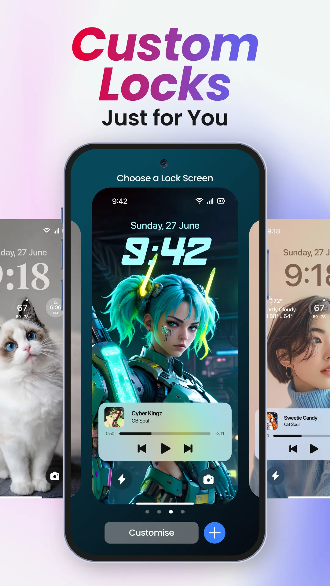 Lock Screen OS | Indus Appstore | Screenshot