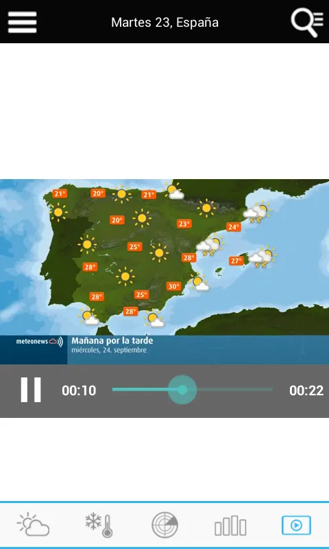 Weather for Spain | Indus Appstore | Screenshot