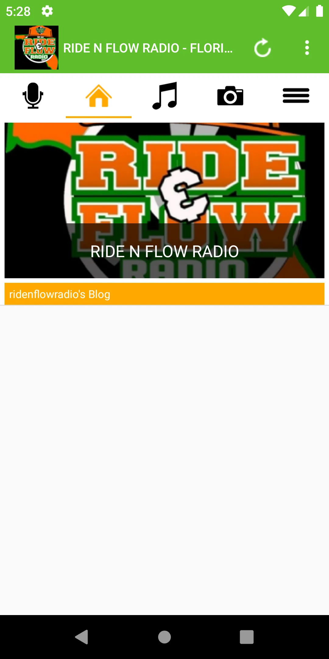 RIDE N FLOW RADIO - FLORIDA | Indus Appstore | Screenshot