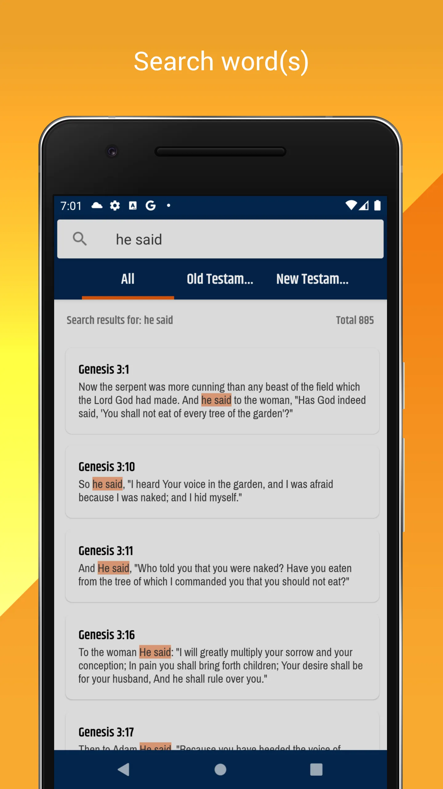 Holy Bible | Indus Appstore | Screenshot