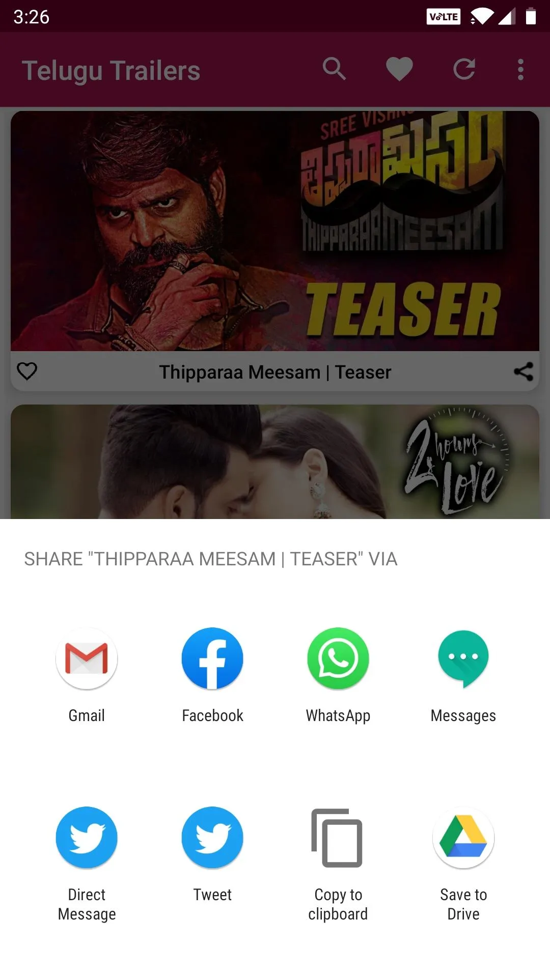 Telugu Movie Trailers | Indus Appstore | Screenshot