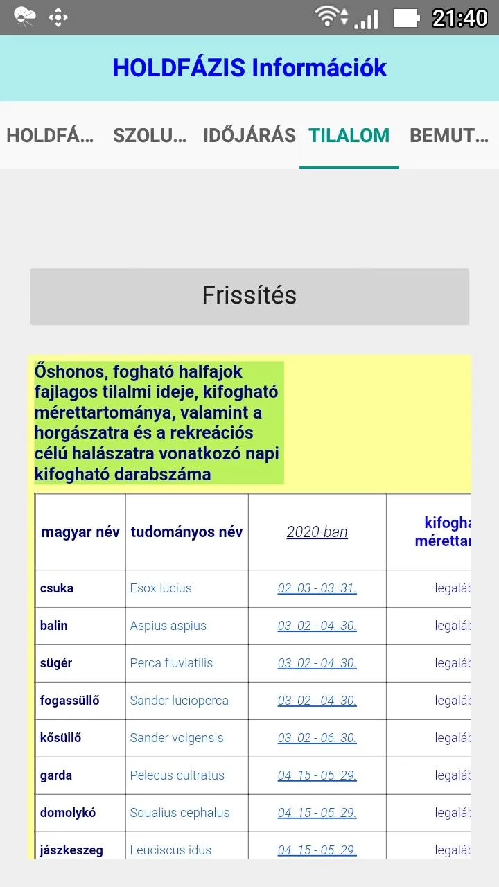 Holdfázis Információk | Indus Appstore | Screenshot