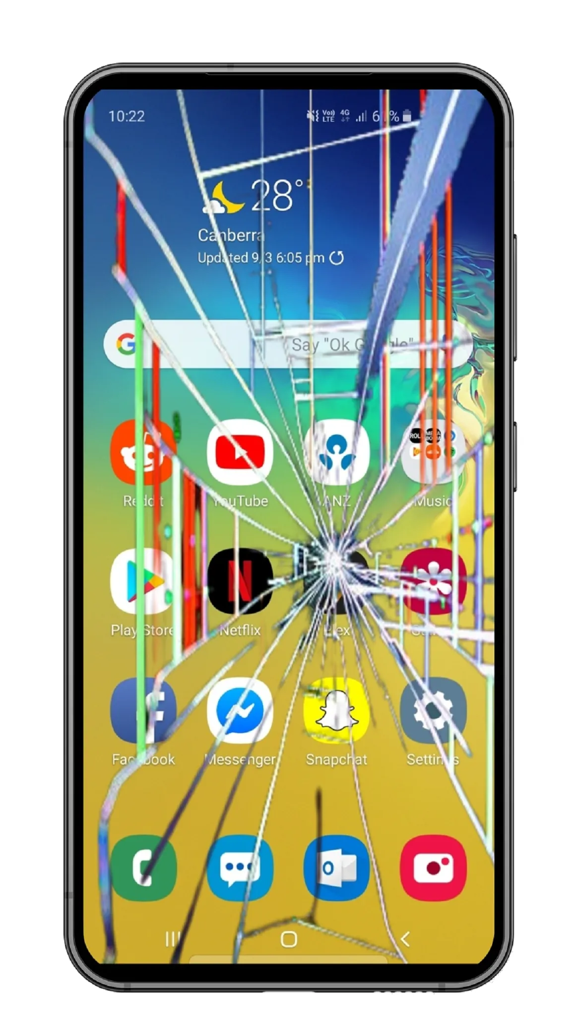 Cracked Screen Prank | Indus Appstore | Screenshot