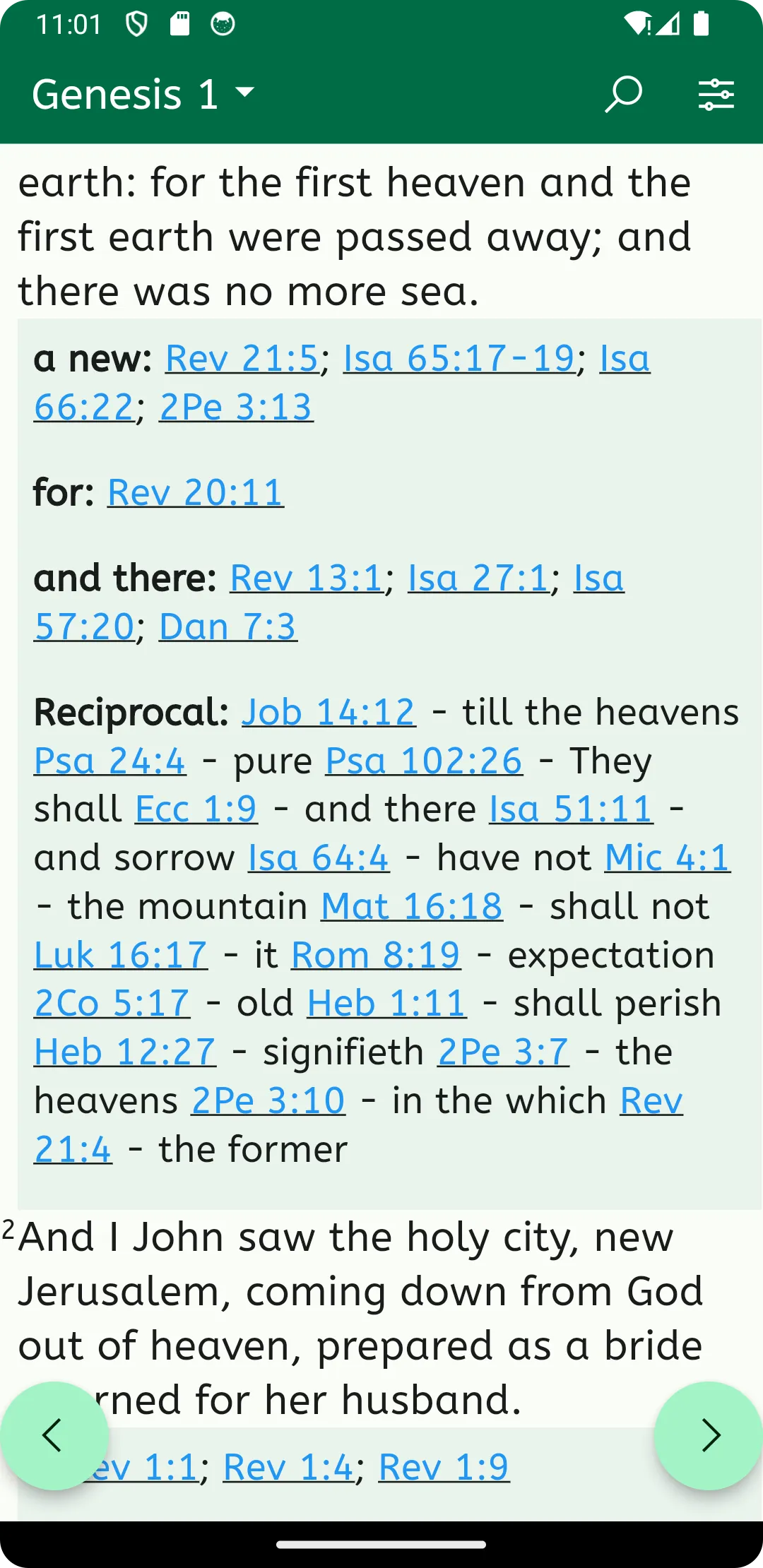 Cross Reference Bible Offline | Indus Appstore | Screenshot