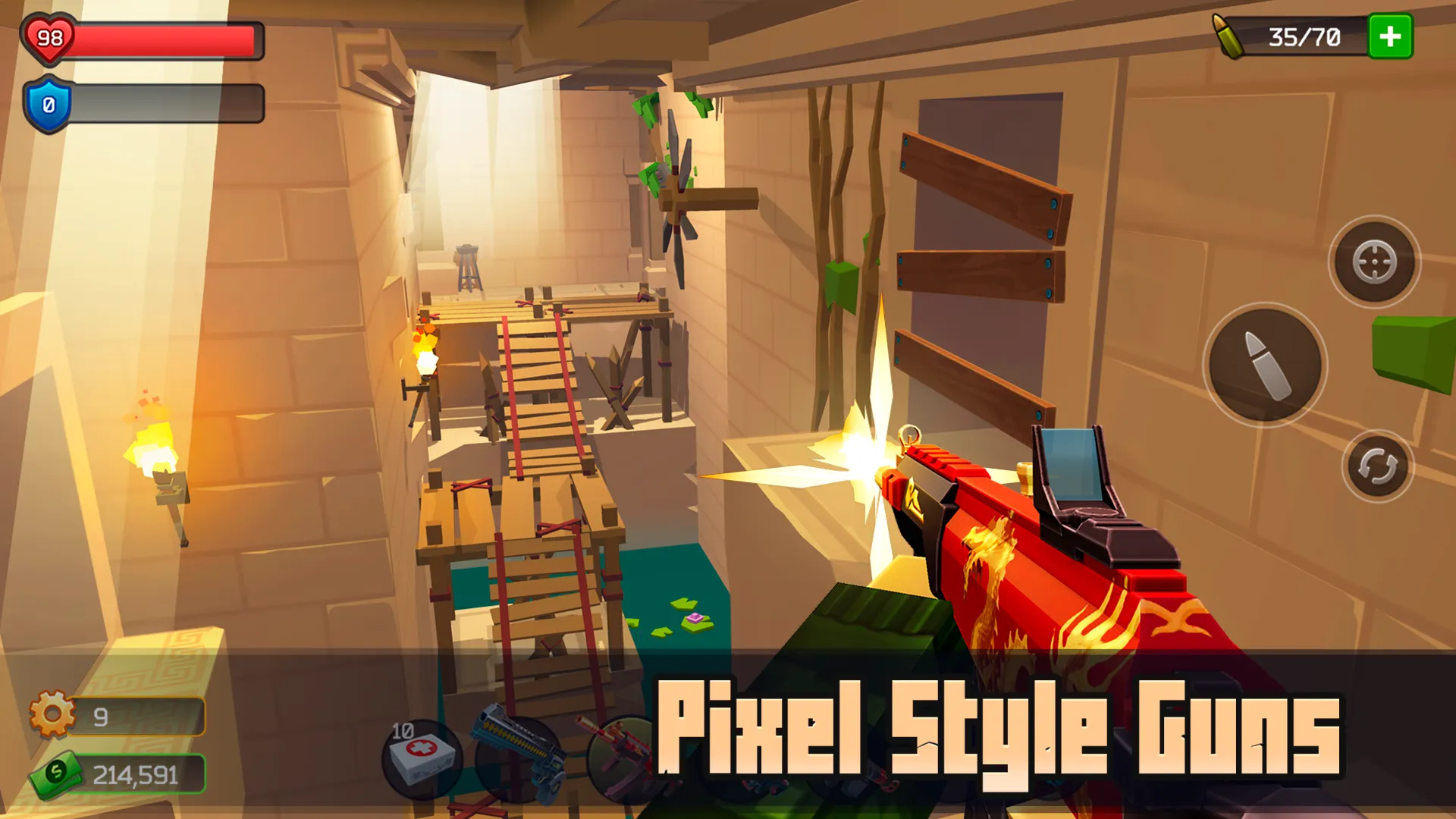 Pixel Combat: Zombies Strike | Indus Appstore | Screenshot