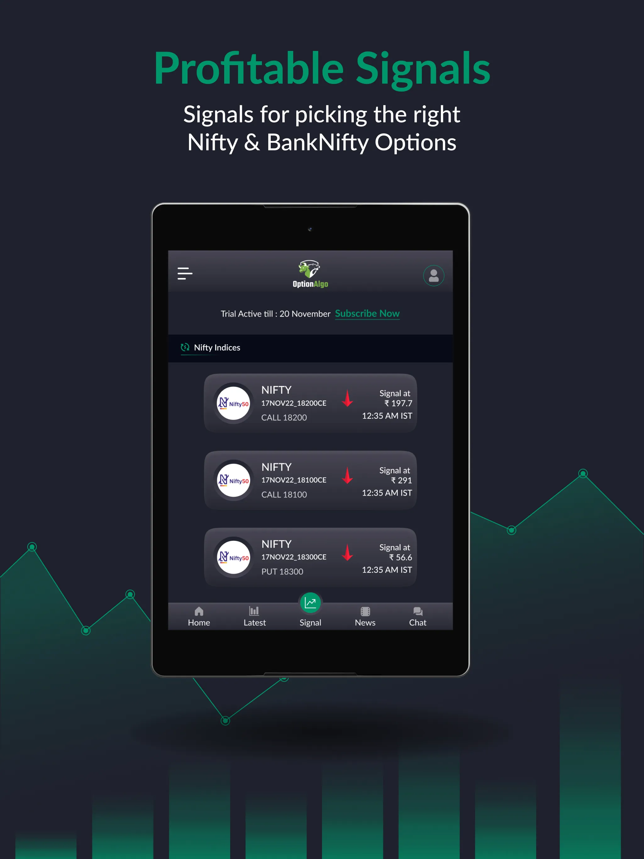 OptionAlgo Trading Signal NSE | Indus Appstore | Screenshot