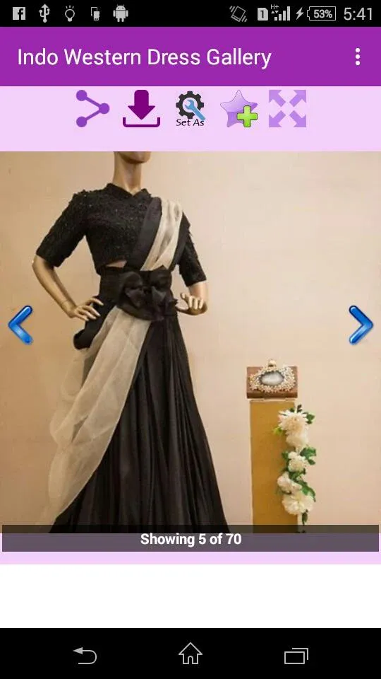 Indo Western Dress Gallery | Indus Appstore | Screenshot