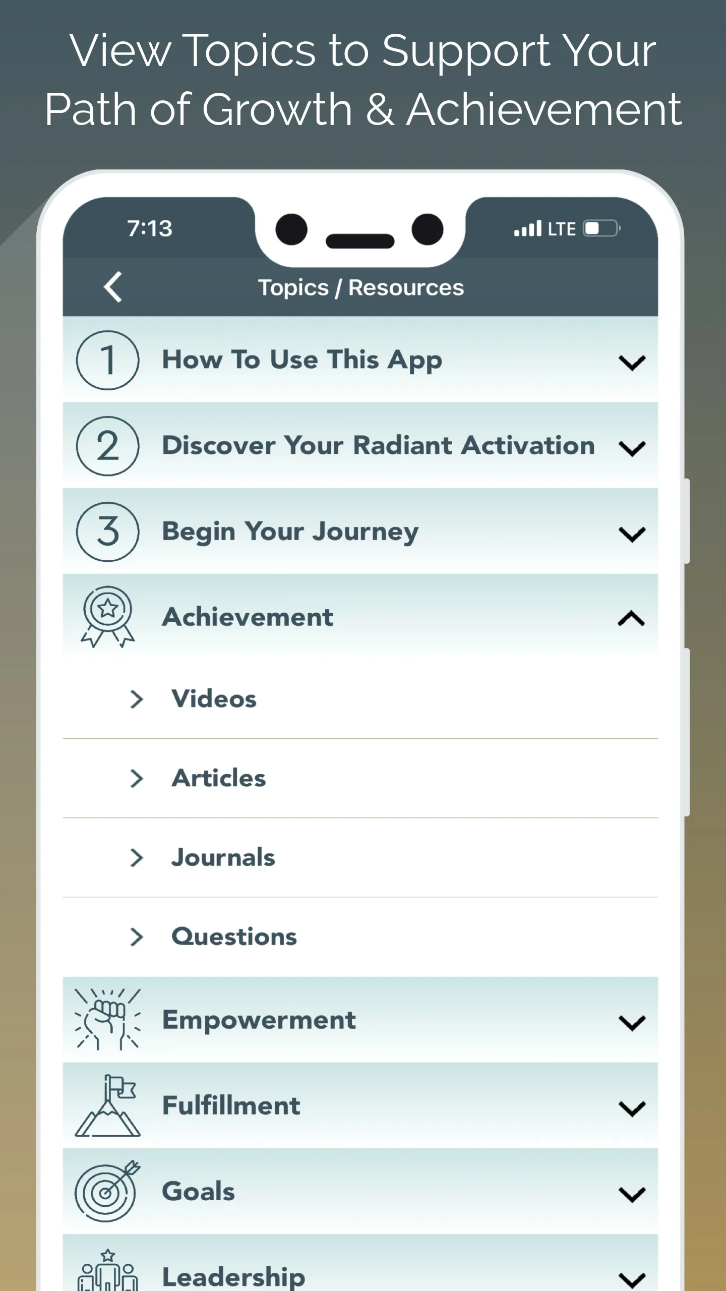 Radiant Achiever | Indus Appstore | Screenshot