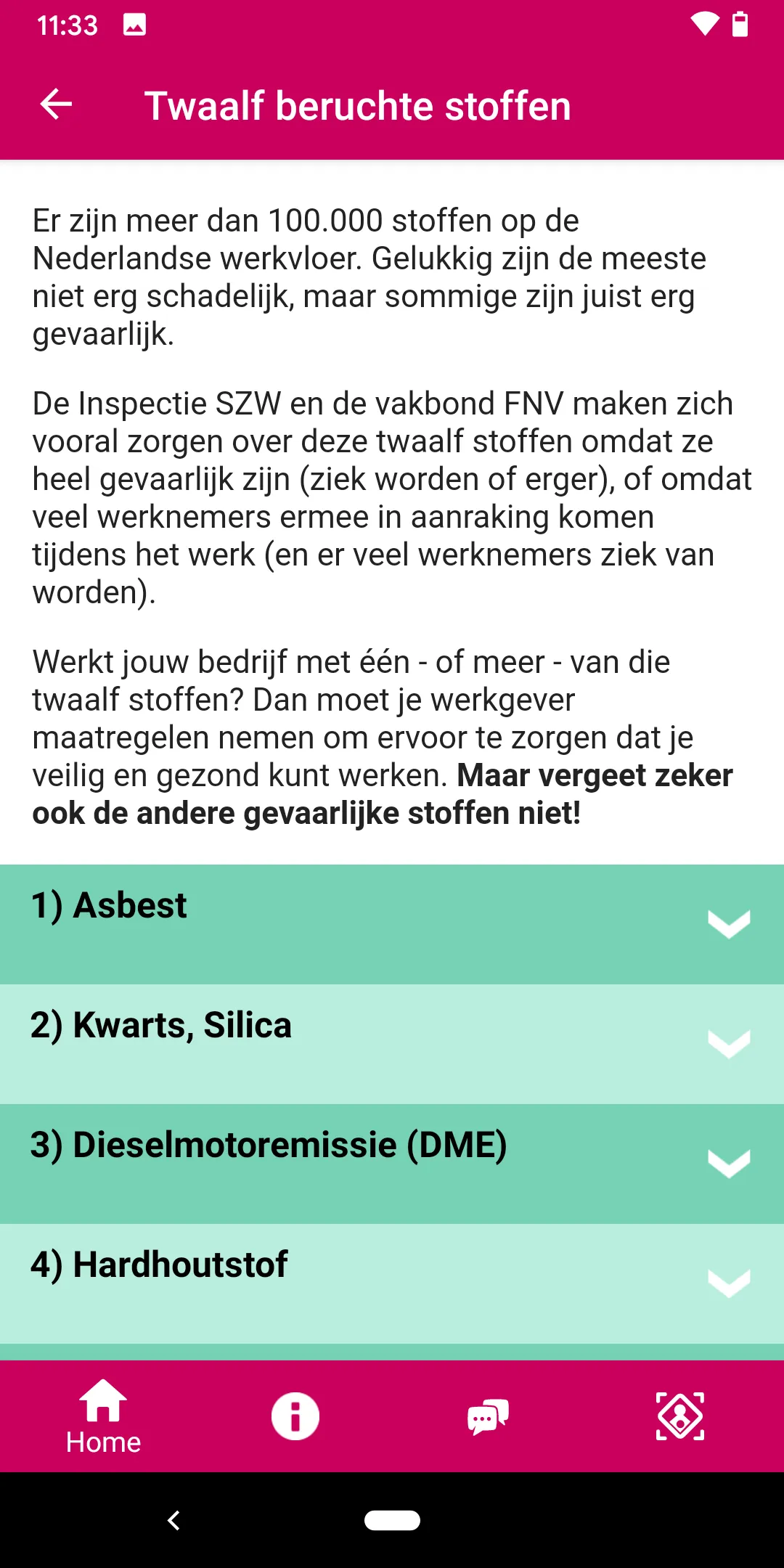 Stoffencheck | Indus Appstore | Screenshot