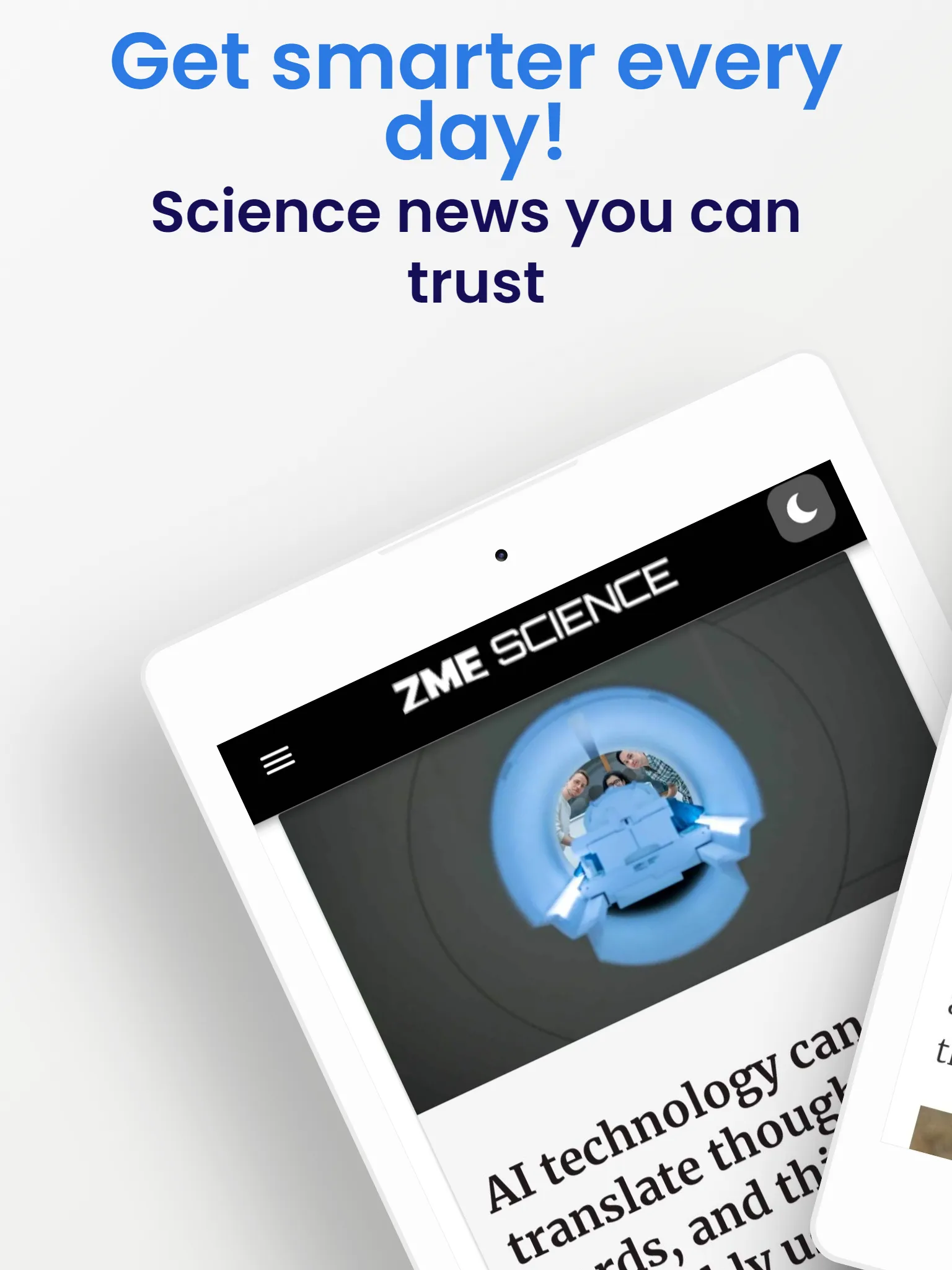 ZME Science News | Indus Appstore | Screenshot