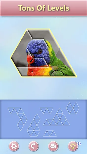 Triangle puzzle - Tangram‏ | Indus Appstore | Screenshot