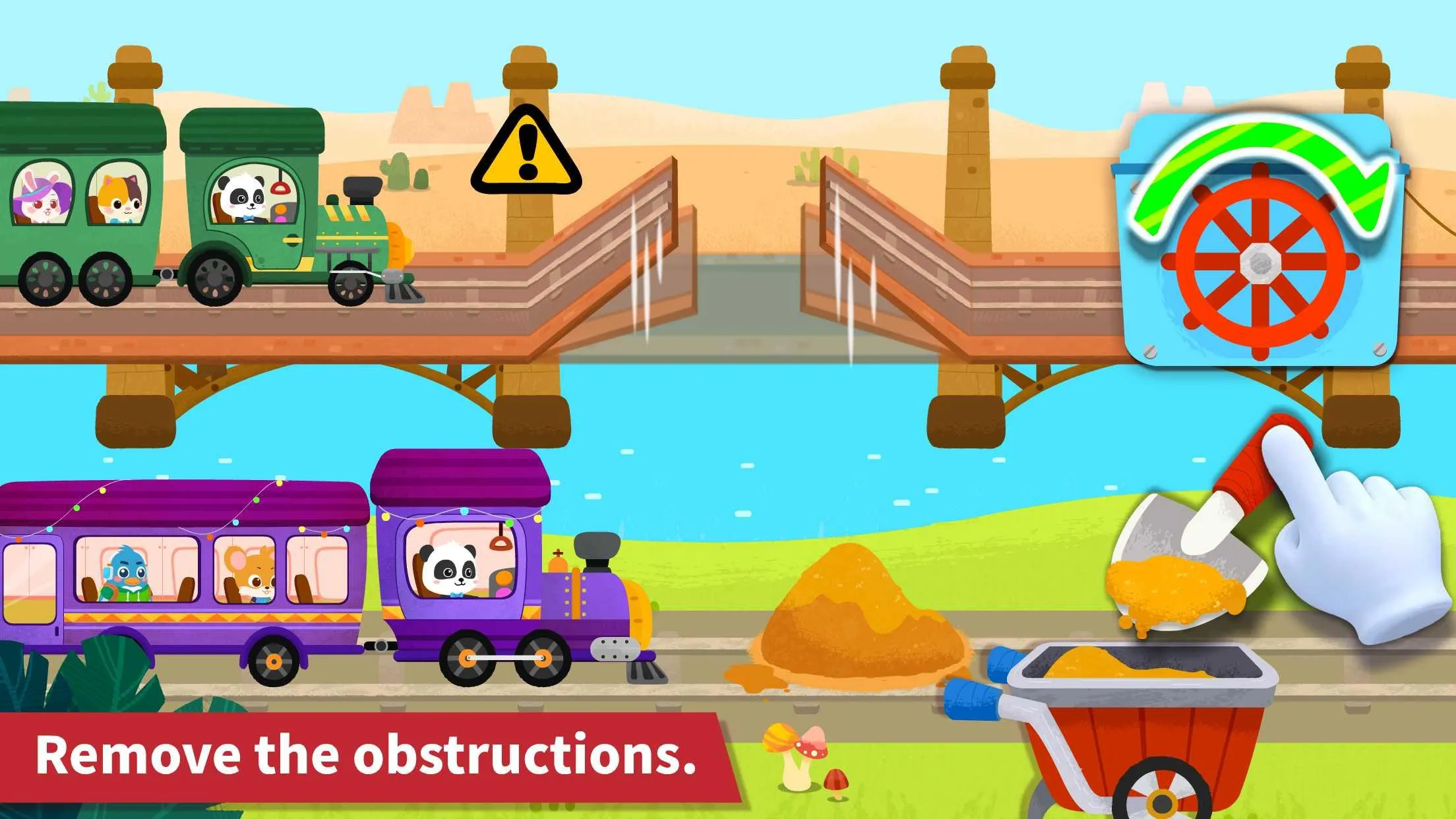 Baby Panda's Train | Indus Appstore | Screenshot