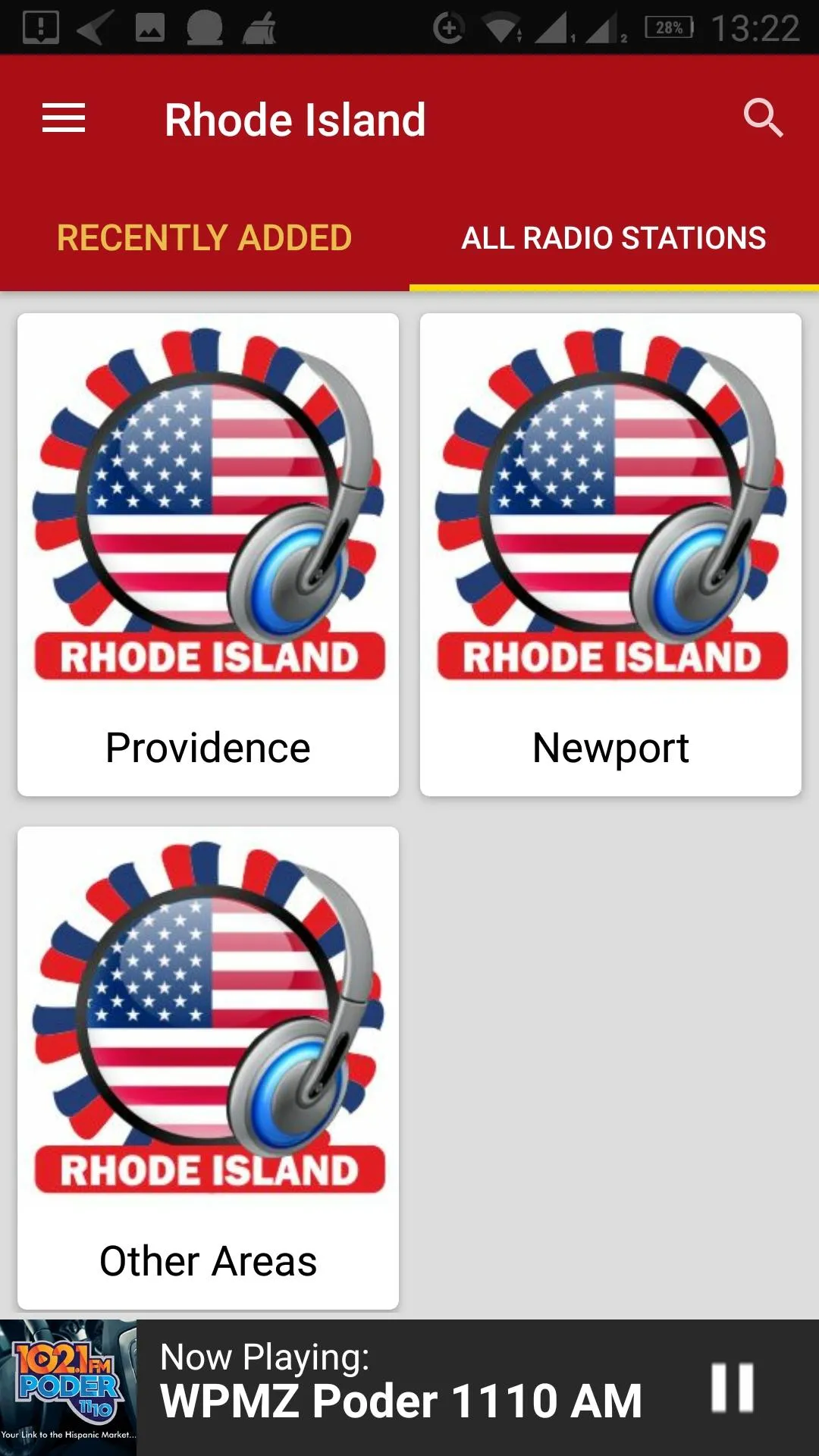 Rhode Island Radio Stations | Indus Appstore | Screenshot