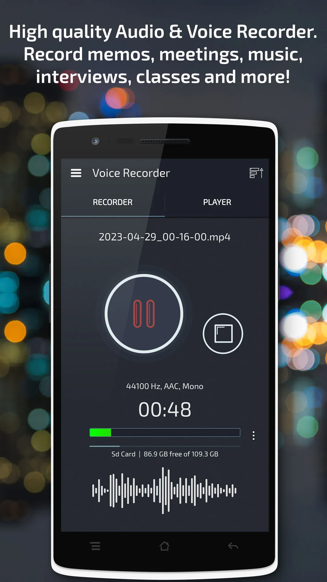 Voice Recorder | Indus Appstore | Screenshot