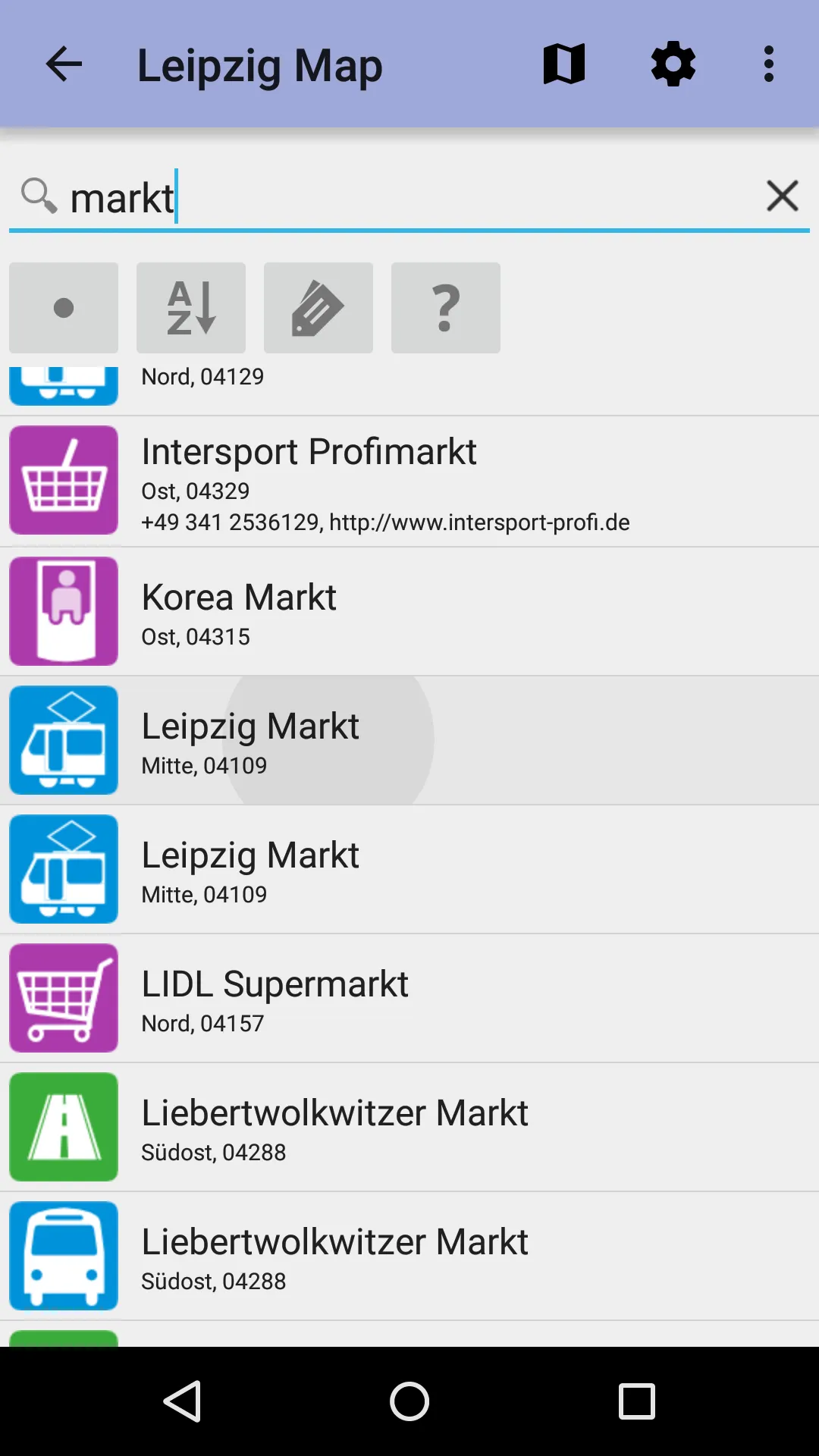 Leipzig Offline City Map Lite | Indus Appstore | Screenshot