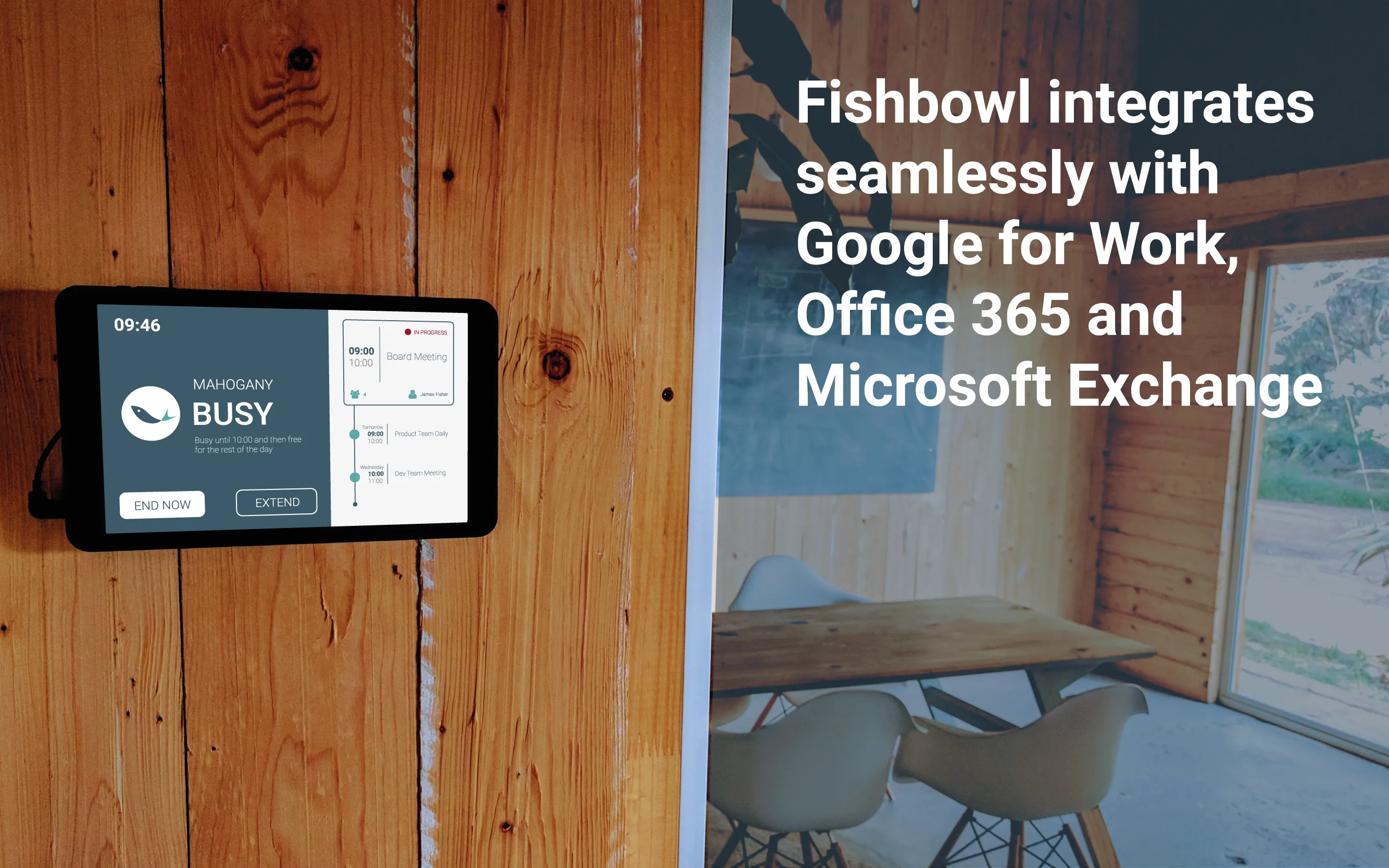 Fishbowl Meeting Room Display | Indus Appstore | Screenshot